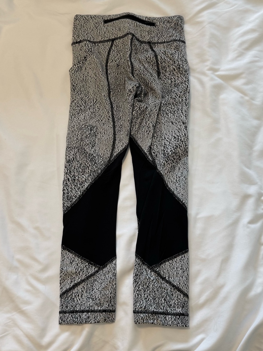 Pace Rival Crop 19” Spray Jacquard Black White